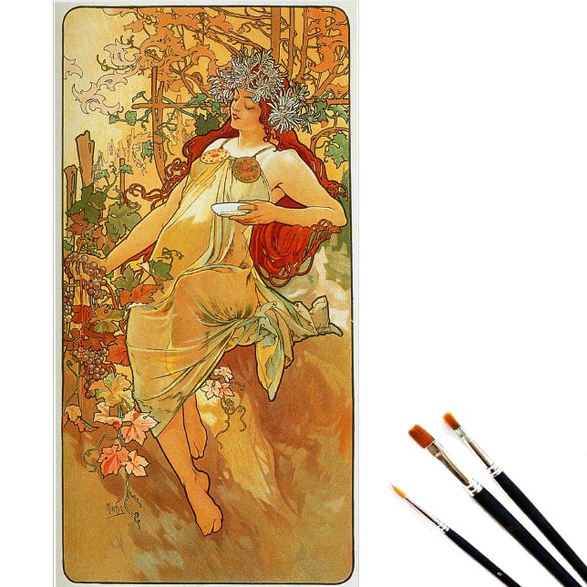 Autumn by Alphonse Mucha Tissue Paper (Creator Uploaded)
