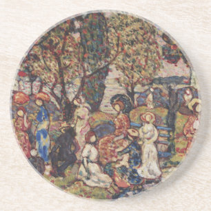 Autumn by Maurice Prendergast, Vintage Fine Art Coaster
