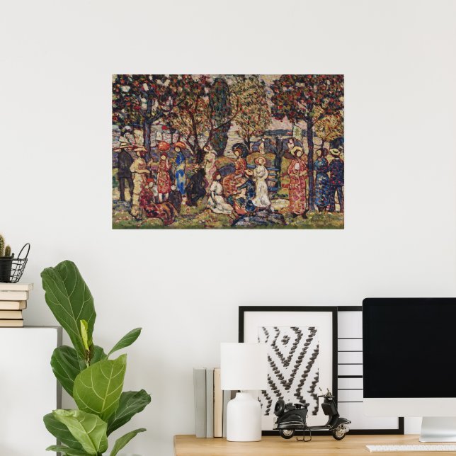 Autumn by Maurice Prendergast, Vintage Fine Art Poster (Home Office)