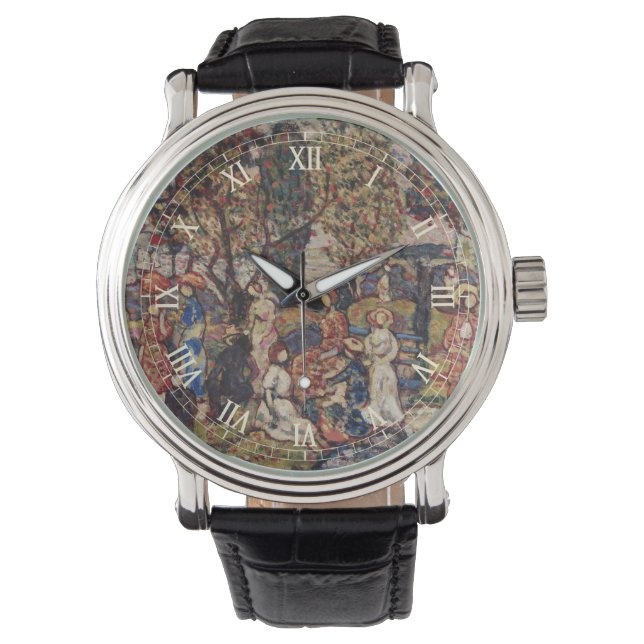 Autumn by Maurice Prendergast, Vintage Fine Art Watch (Front)