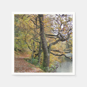 AUTUMN BY THE LAKE NAPKIN