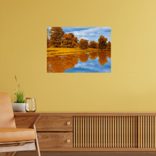 Autumn by the Lake Poster