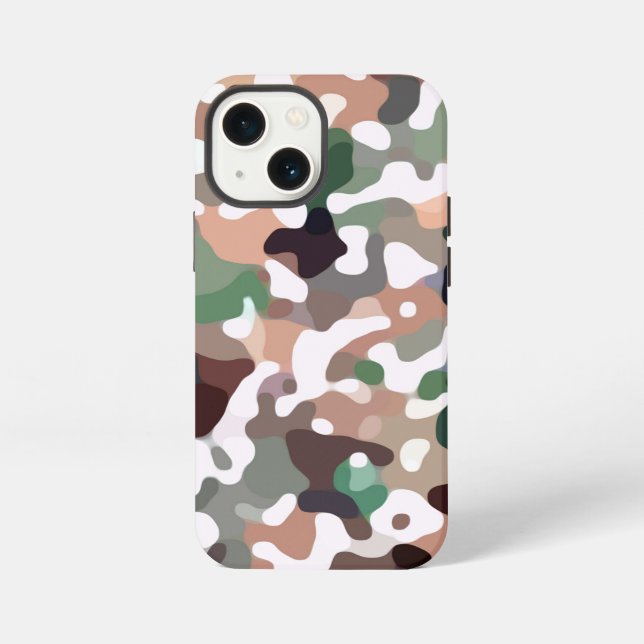 Autumn Camo Fall Colours iPhone Case (Back)