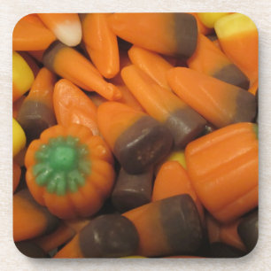 Autumn Candy Corn Coasters - Set of 6
