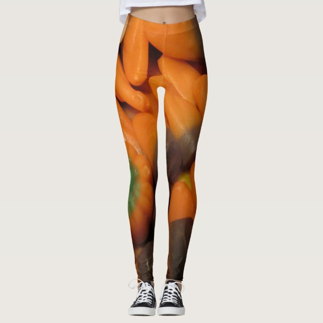 Autumn Candy Corn Leggings (Front)