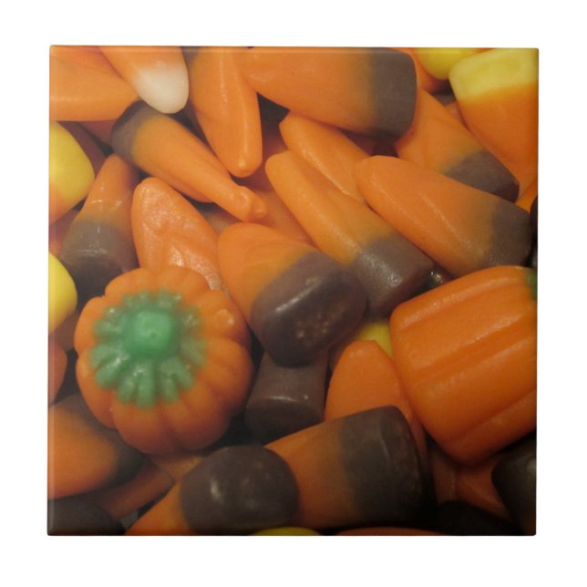 Autumn Candy Corn Tile (Front)