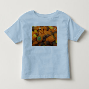 Autumn Candy Corn Toddler Ringer T-Shirt