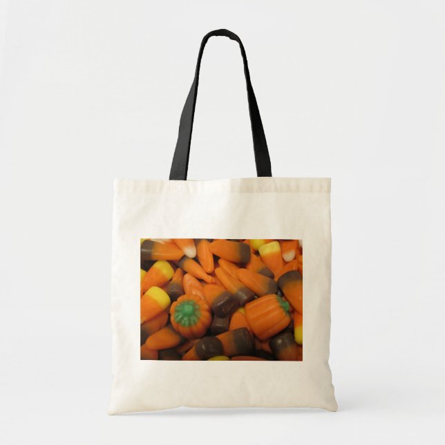 Autumn Candy Corn Tote Bag (Front)