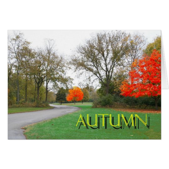 Autumn Card