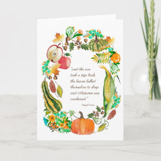 Autumn Card Art for Charity