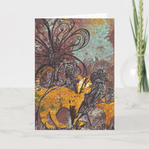 Autumn Cats Greeting Card