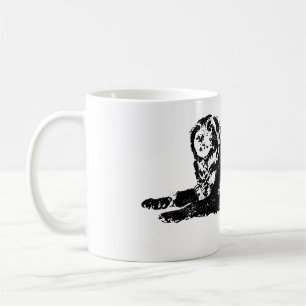 Autumn Charm in Bold Dog Lines Coffee Mug