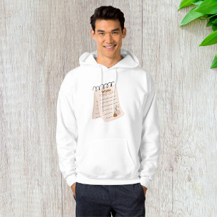 Autumn Checklist Notepad Fall To Do List  Hoodie