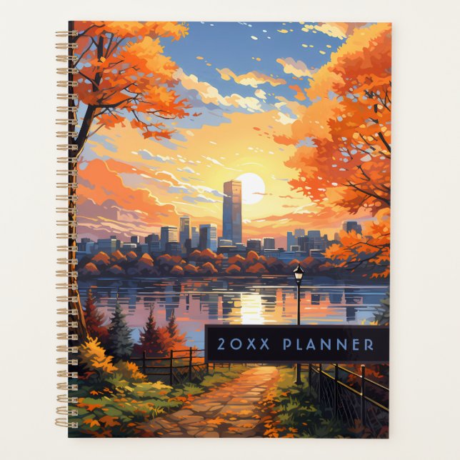 Autumn City Waterfront Planner (Front)