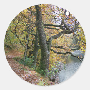 AUTUMN CLASSIC ROUND STICKER
