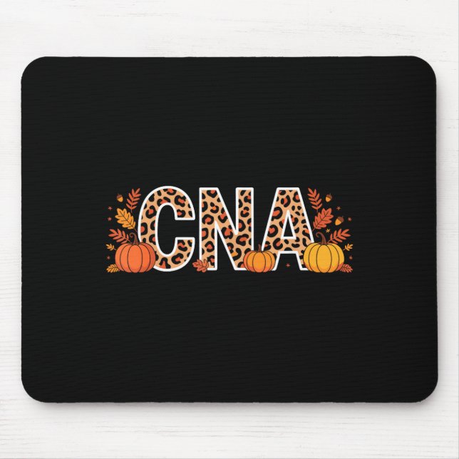 Autumn Cna Fall Certified Nursing Istant  Mouse Pad (Front)