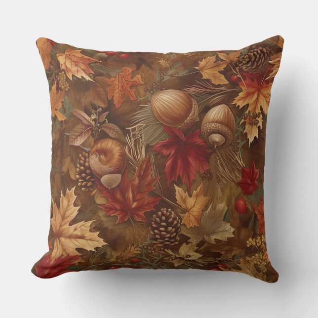 Autumn Collection – Beauty of Fall - Throw Pillow (Front)