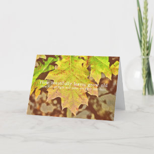AUTUMN COLOR PALETTE Greeting Card