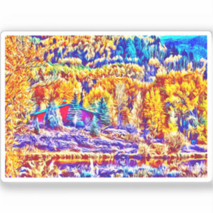 Autumn Colorado Vinyl Sticker