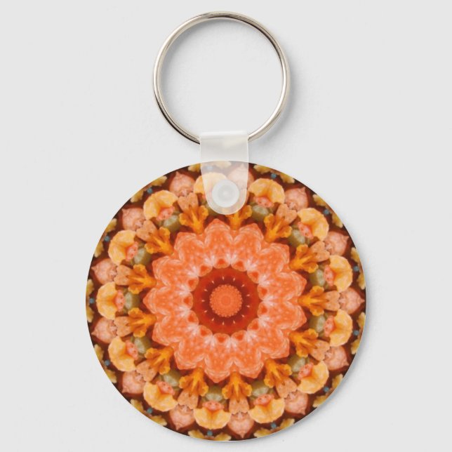 Autumn Colorburst Key Ring (Front)