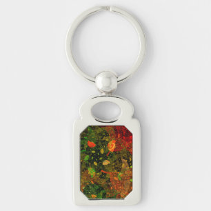 Autumn colorful decorative design key ring