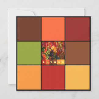 Autumn Colour Blocks Card