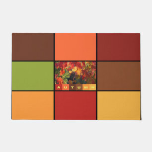 Autumn Colour Blocks Doormat