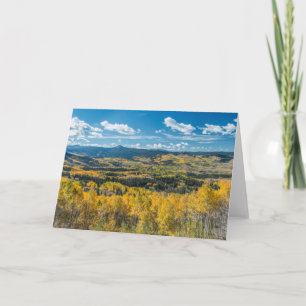 Autumn Colour in Flat Tops   Routt National Forest Card