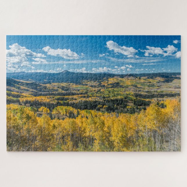 Autumn Colour in Flat Tops | Routt National Forest Jigsaw Puzzle (Horizontal)