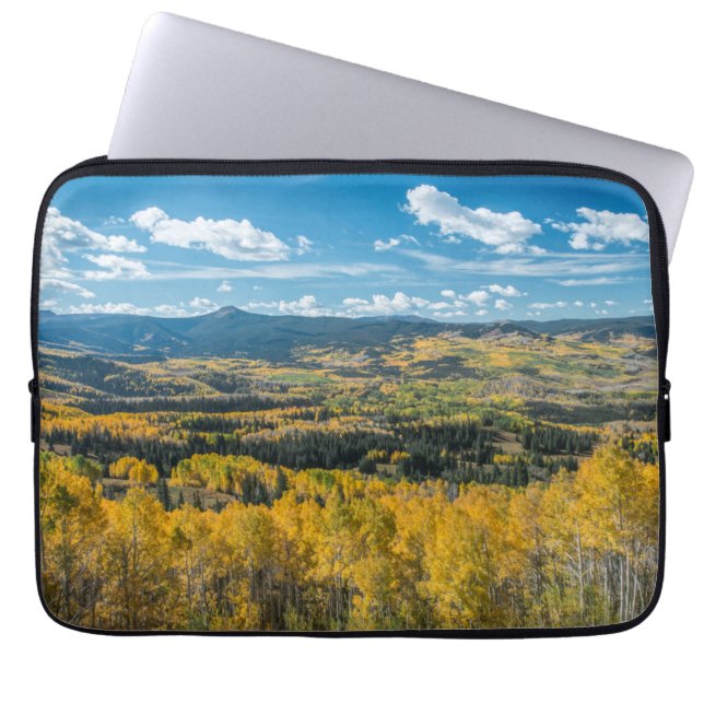 Autumn Colour in Flat Tops | Routt National Forest Laptop Sleeve (Front)