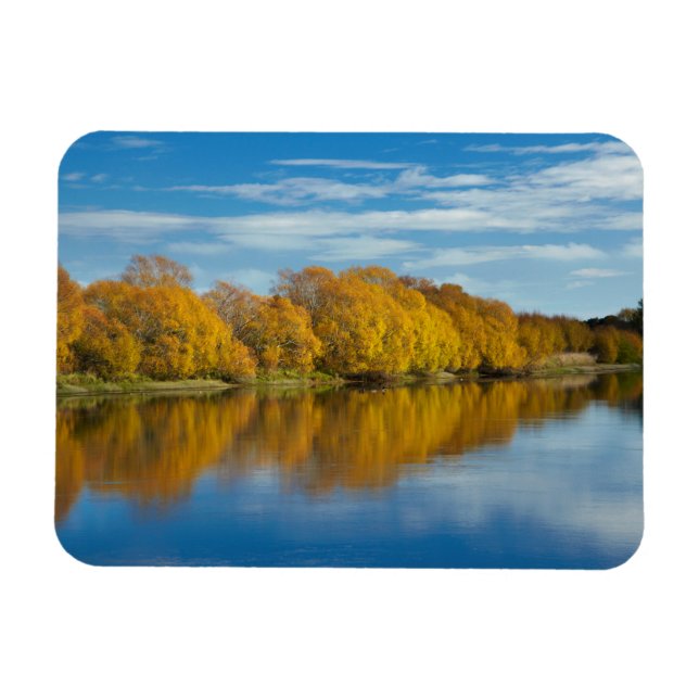 Autumn Colour on Clutha River Magnet (Horizontal)