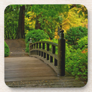 Autumn Colour, Portland Japanese Garden Coaster