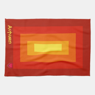 Autumn Colour Warmth Kitchen Towel