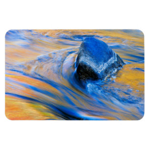 Autumn Colour Water Abstract Magnet