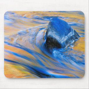 Autumn Colour Water Abstract Mouse Pad