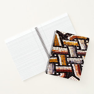 Autumn Coloured Mosaic Notebook