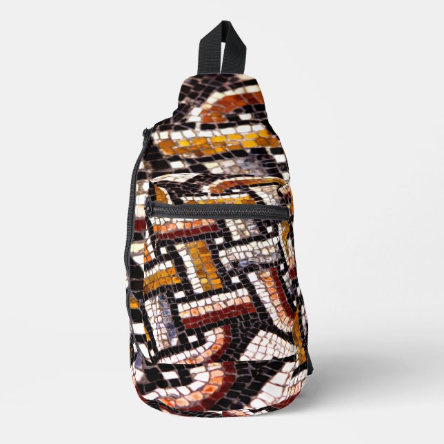 Autumn Coloured Mosaic Sling Bag (Front)