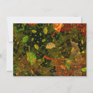 Autumn colourful decorative design card
