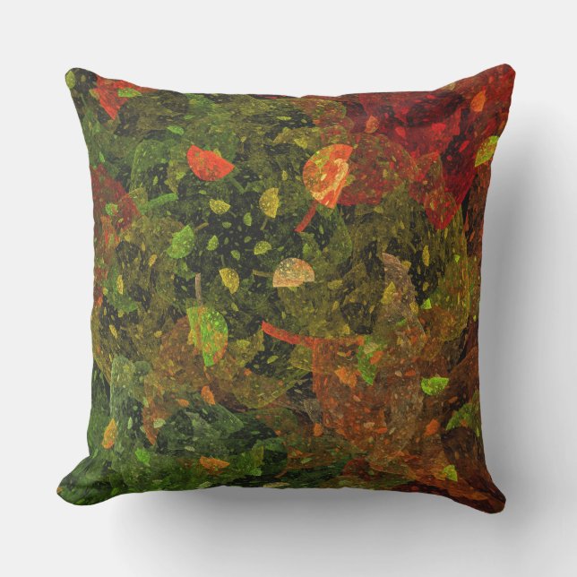 Autumn colourful decorative design cushion (Front)