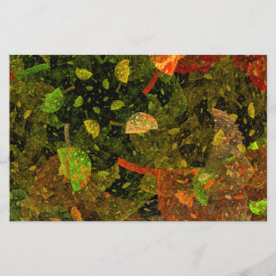 Autumn colourful decorative design flyer
