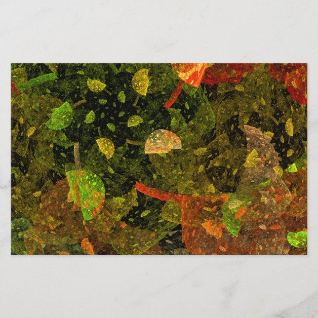 Autumn colourful decorative design flyer (Front)