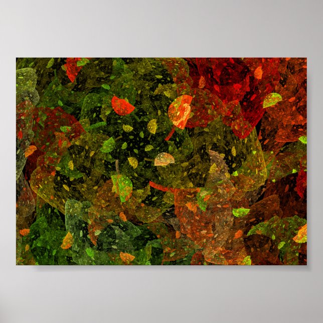 Autumn colourful decorative design poster (Front)