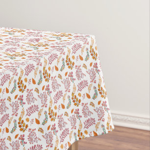 Autumn Colourful Floral Tablecloth