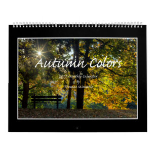 Autumn Colours 2017 Calendar By Thomas Minutolo