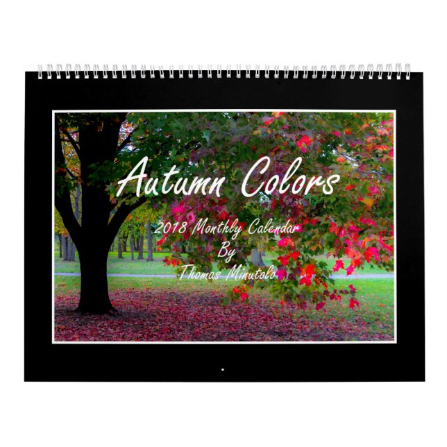 Autumn Colours 2018 Monthly Calendar (Cover)