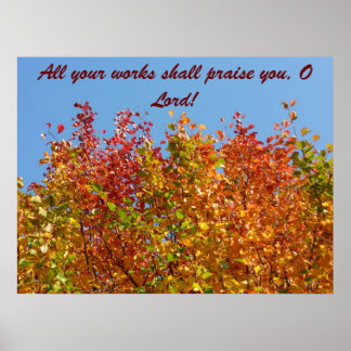 Autumn colours 4 poster