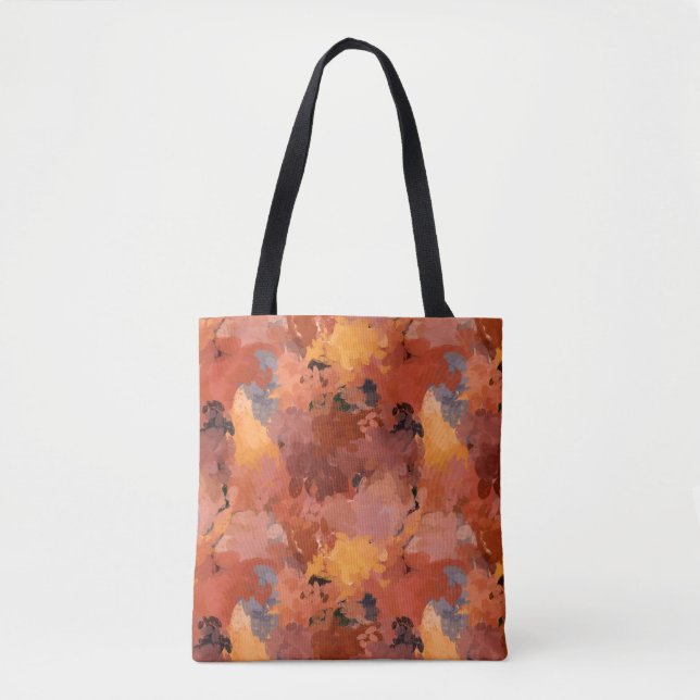 Autumn Colours Abstract Watercolor Art Tote Bag (Front)