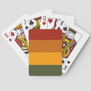 Autumn Colours custom playing cards