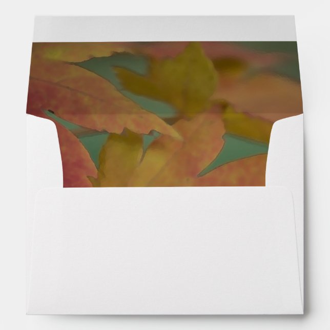 Autumn Colours Envelope (Back (Bottom))