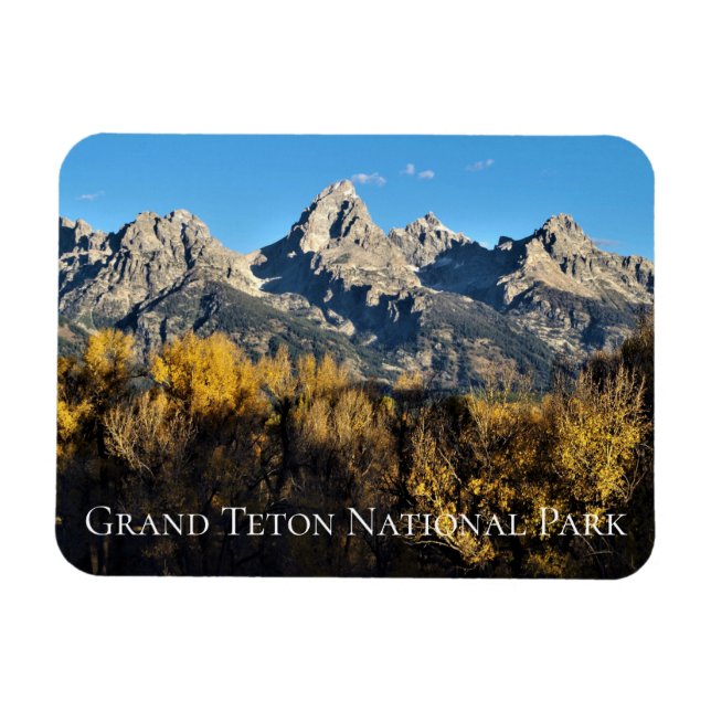 Autumn Colours Grand Teton National Park Wyoming Magnet (Horizontal)